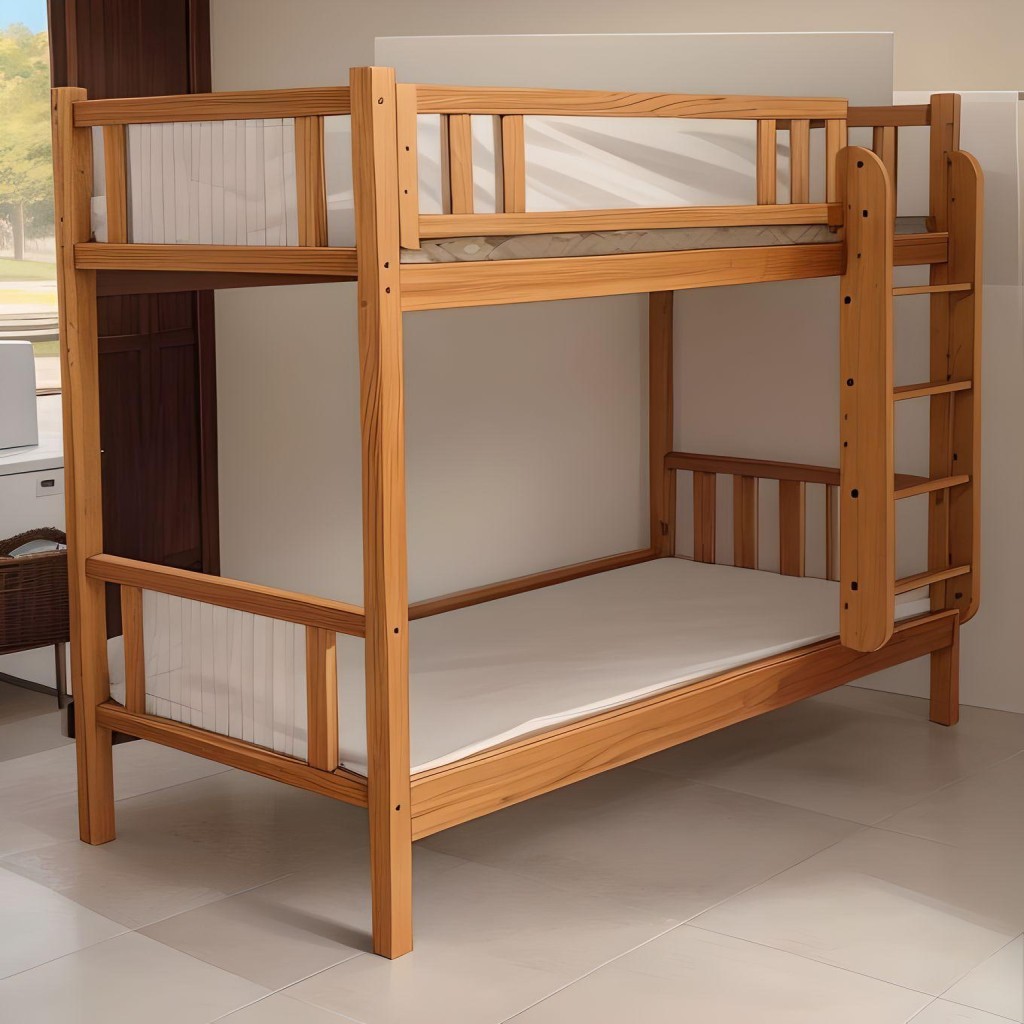 Wooden Bunk Bed 190